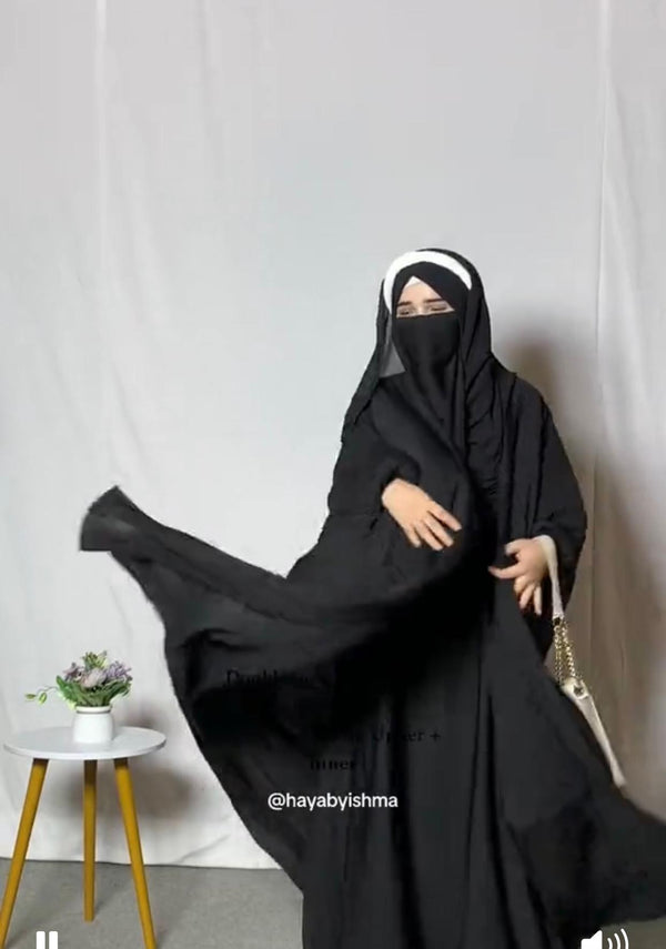 Poet Sleeve 4 Piece Abaya se